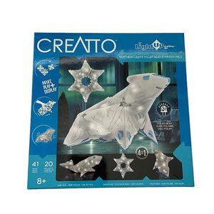 Creatto Polar Bear Light-Up 41 Pieces Craft Puzzle Thames & Kosmos 7X12 Sealed